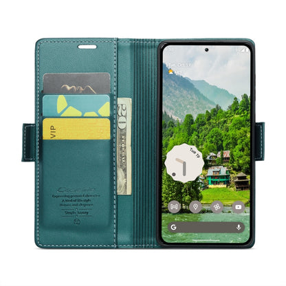 For Google Pixel 10 Pro XL / 9 Pro XL CaseMe 023 Butterfly Buckle Litchi Texture RFID Anti-theft Leather Phone Case(Pearly Blue) by CaseMe