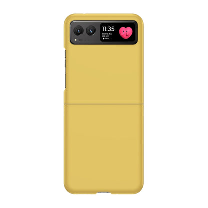 For Motorola Razr 40 Skin Feel PC Phone Case(Lemon Yellow) by buy2fix