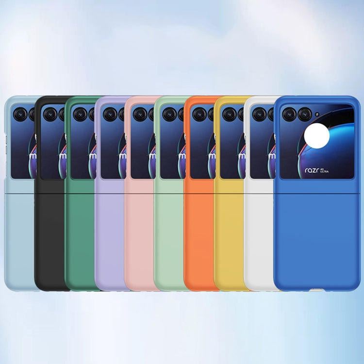 For Motorola Razr 50 Skin Feel PC Phone Case(Mint Green) by buy2fix