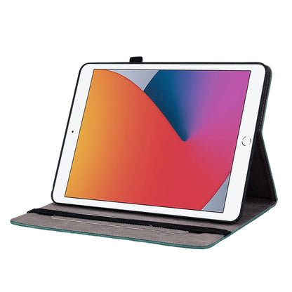 For iPad 9.7 2018 / 2017 / Air / Air 2 Butterfly Rose Embossed Leather Smart Tablet Case(Green) - iPad 9.7 (2018) & (2017) Cases by buy2fix | Online Shopping UK | buy2fix