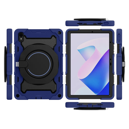 For Huawei MatePad 11 2023 Armor Contrast Color Silicone + PC Tablet Case(Navy Blue) - Huawei by buy2fix | Online Shopping UK | buy2fix