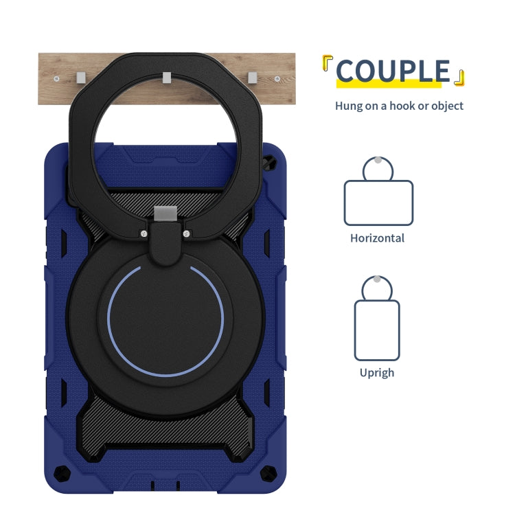 For Huawei MatePad 11 2023 Armor Contrast Color Silicone + PC Tablet Case(Navy Blue) - Huawei by buy2fix | Online Shopping UK | buy2fix