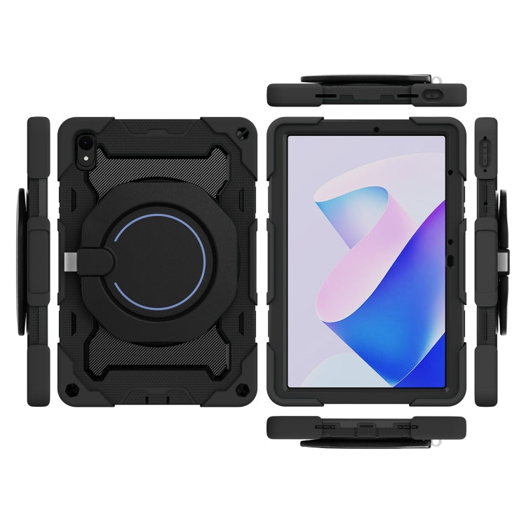 For Huawei MatePad 11 2023 Armor Contrast Color Silicone + PC Tablet Case(Black) - Huawei by buy2fix | Online Shopping UK | buy2fix