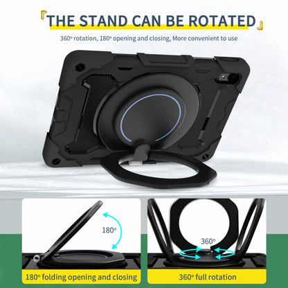 For Huawei MatePad 11 2023 Armor Contrast Color Silicone + PC Tablet Case(Black) - Huawei by buy2fix | Online Shopping UK | buy2fix