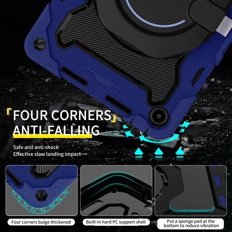 For Huawei MatePad SE 10.4 2023 Armor Contrast Color Silicone + PC Tablet Case(Navy Blue) - Huawei by buy2fix | Online Shopping UK | buy2fix