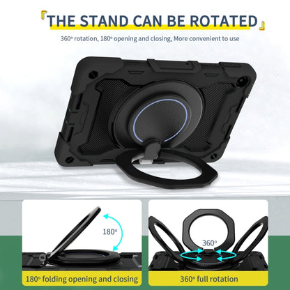 For Huawei MatePad SE 10.4 2023 Armor Contrast Color Silicone + PC Tablet Case(Black) - Huawei by buy2fix | Online Shopping UK | buy2fix