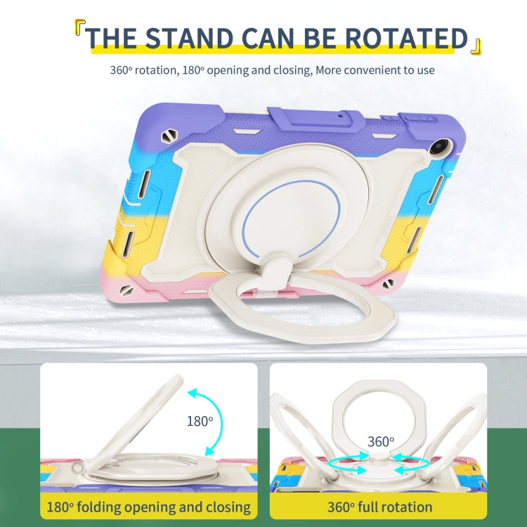 For Huawei MatePad SE 10.4 2023 Armor Contrast Color Silicone + PC Tablet Case(Colorful Pink) - Huawei by buy2fix | Online Shopping UK | buy2fix