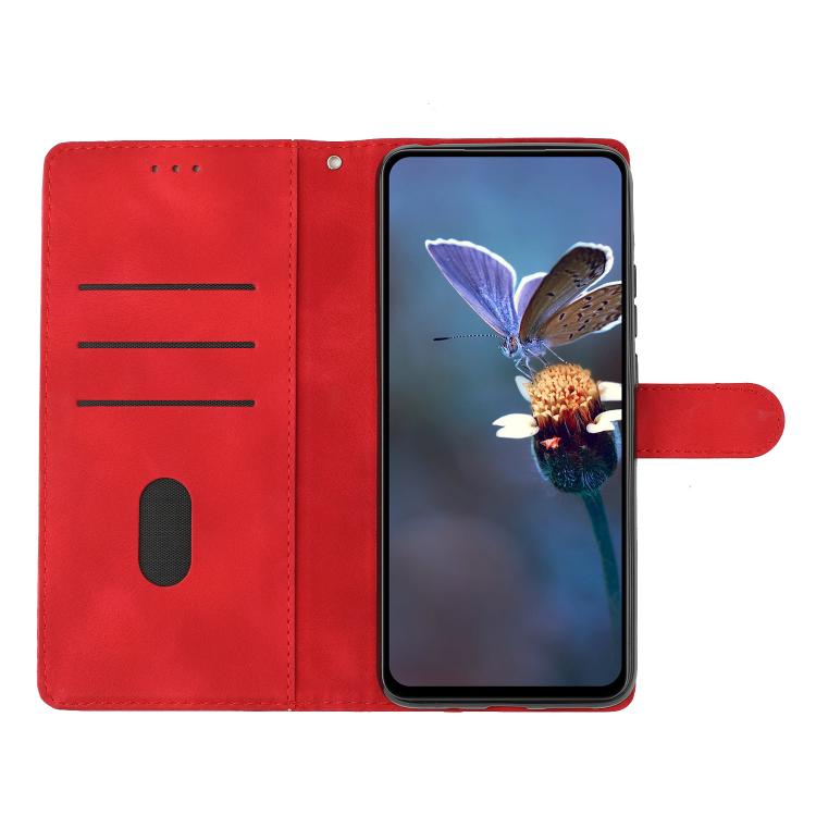 For iPhone 16e Flower Butterfly Embossing Pattern Leather Phone Case(Red) - iPhone 16e Cases by buy2fix | Online Shopping UK | buy2fix
