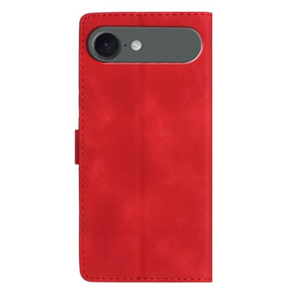 For iPhone Air Flower Butterfly Embossing Pattern Leather Phone Case(Red) - iPhone Air Cases by buy2fix | Online Shopping UK | buy2fix