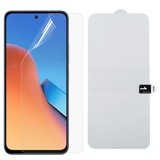For Xiaomi Redmi 12 / 12R / 12 5G / Note 12R / Poco M6 Pro 5G Full Screen Protector Explosion-proof Hydrogel Film