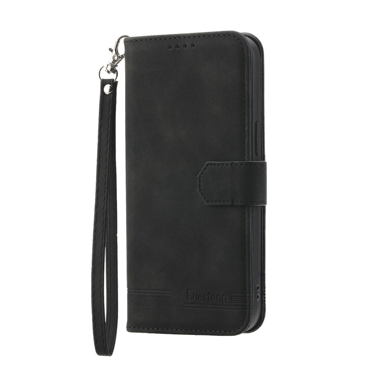 For Huawei nova 11 Dierfeng Dream Line TPU + PU Leather Phone Case(Black) - Huawei Cases by buy2fix | Online Shopping UK | buy2fix