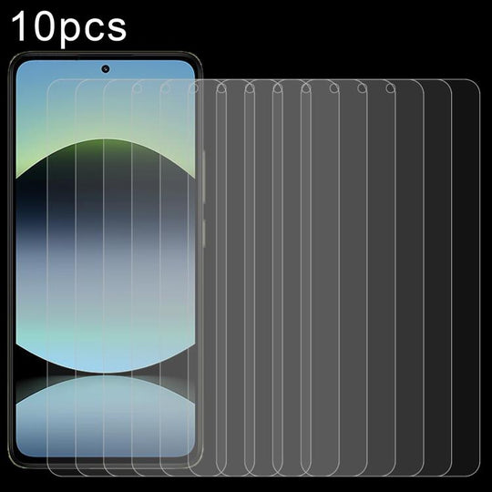 For Xiaomi Redmi Note 14 4G 164.84mm 10pcs 0.26mm 9H 2.5D Tempered Glass Film