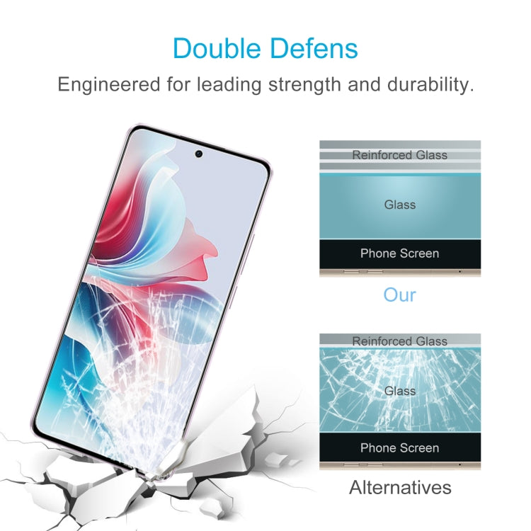 For OPPO Reno11 F / F25 Pro 10pcs 0.26mm 9H 2.5D Tempered Glass Film - Reno11 F Tempered Glass by buy2fix | Online Shopping UK | buy2fix