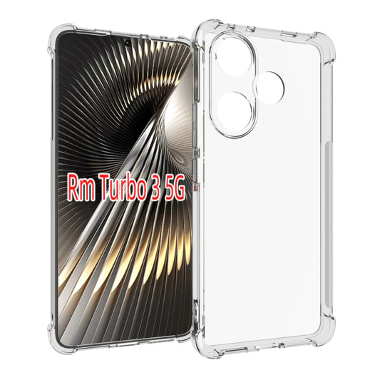 For Xiaomi Redmi Turbo 3 Shockproof Non-slip Thickening TPU Phone Case(Transparent) - Xiaomi Cases by buy2fix | Online Shopping UK | buy2fix