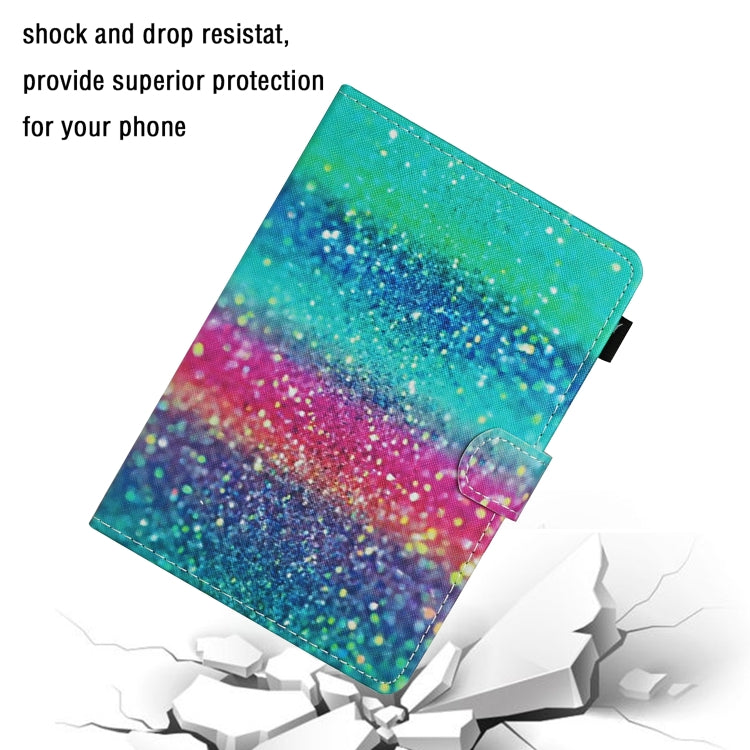 For 7 inch Universal Tablet PC Colored Drawing Pattern Horizontal Flip Leather Case with Holder & Card Slots(Colored Sand) - 7 inch by buy2fix | Online Shopping UK | buy2fix
