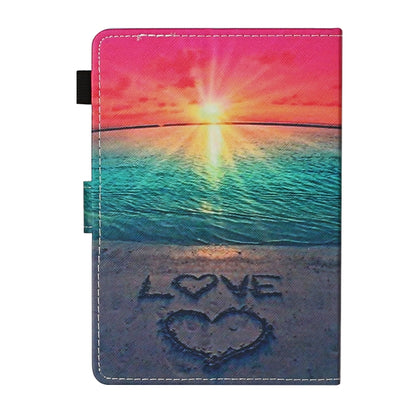For 7 inch Universal Tablet PC Colored Drawing Pattern Horizontal Flip Leather Case with Holder & Card Slots(Sunrise) - 7 inch by buy2fix | Online Shopping UK | buy2fix