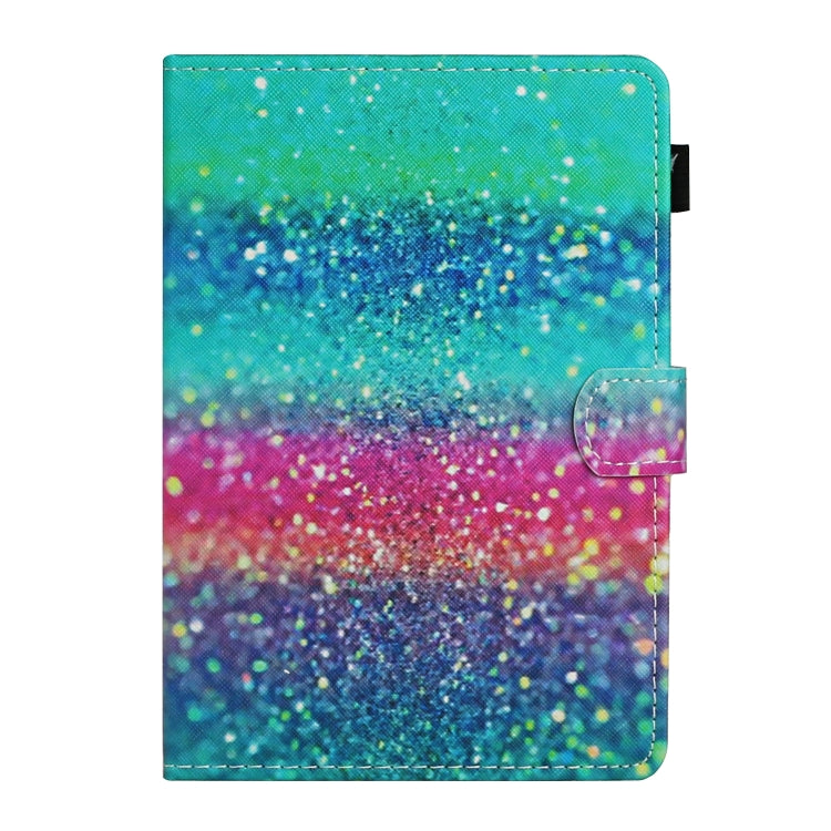 For 8 inch Universal Tablet PC Colored Drawing Pattern Horizontal Flip Leather Case with Holder & Card Slots(Colored Sand) - 8 inch by buy2fix | Online Shopping UK | buy2fix