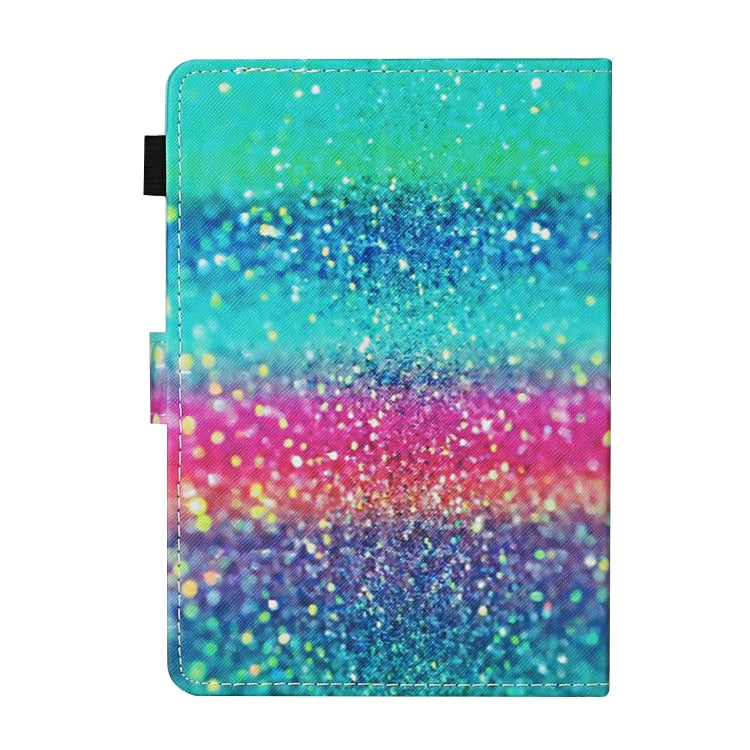 For 8 inch Universal Tablet PC Colored Drawing Pattern Horizontal Flip Leather Case with Holder & Card Slots(Colored Sand) - 8 inch by buy2fix | Online Shopping UK | buy2fix