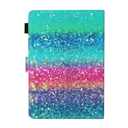 For 8 inch Universal Tablet PC Colored Drawing Pattern Horizontal Flip Leather Case with Holder & Card Slots(Colored Sand) - 8 inch by buy2fix | Online Shopping UK | buy2fix