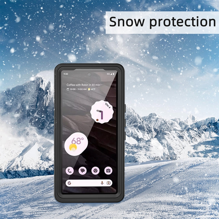 For Google Pixel 7a RedPepper Shockproof IP68 Waterproof PC + TPU Protective Case(Black) - Google Cases by RedPepper | Online Shopping UK | buy2fix