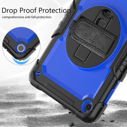 For Lenovo Tab M10 10.1 Gen 3rd Silicone Hybrid PC Tablet Case with Shoulder Strap(Blue PC) - Lenovo by buy2fix | Online Shopping UK | buy2fix