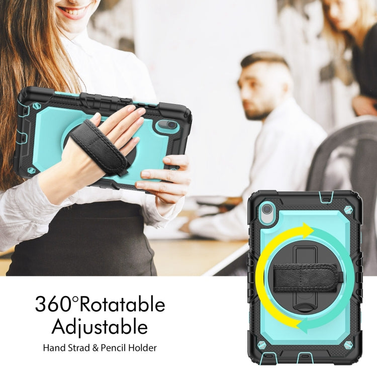 For Lenovo Tab M8 HD 2020/2019 Silicone Hybrid PC Tablet Case with Shoulder Strap(Light Blue PC) - Lenovo by buy2fix | Online Shopping UK | buy2fix