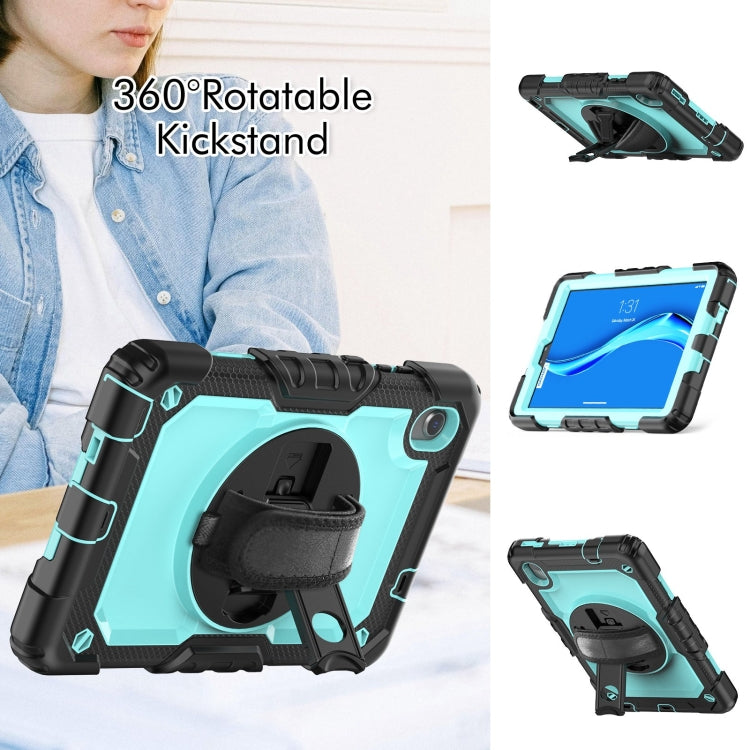 For Lenovo Tab M8 HD 2020/2019 Silicone Hybrid PC Tablet Case with Shoulder Strap(Light Blue PC) - Lenovo by buy2fix | Online Shopping UK | buy2fix