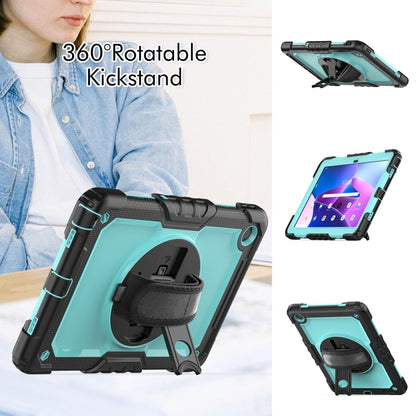 For Lenovo Tab M10 Plus 10.6 Gen 3rd Silicone Hybrid PC Tablet Case with Shoulder Strap(Light Blue PC) - Lenovo by buy2fix | Online Shopping UK | buy2fix