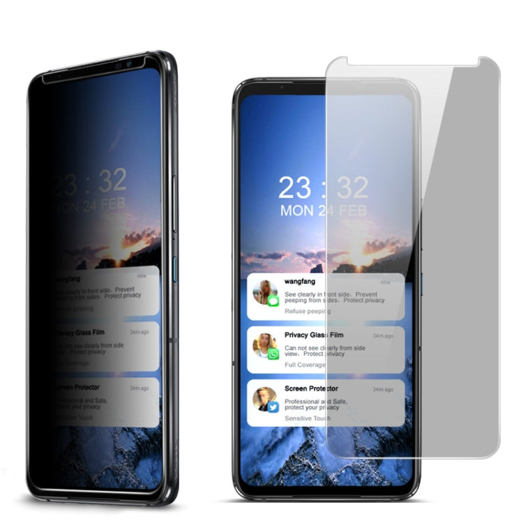 For Asus ROG Phone 7/ROG Phone 7 Pro IMAK HD Anti-spy Tempered Glass Protective Film by imak