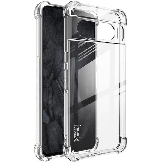 For Google Pixel 8 Pro imak Shockproof Airbag TPU Phone Case(Transparent)
