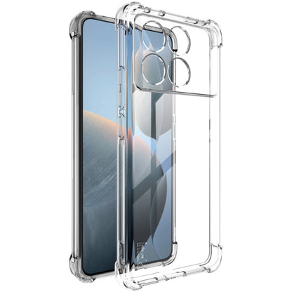 For Xiaomi Poco X6 Pro 5G/Redmi K70E 5G imak Shockproof Airbag TPU Phone Case(Transparent) - K70E Cases by imak | Online Shopping UK | buy2fix