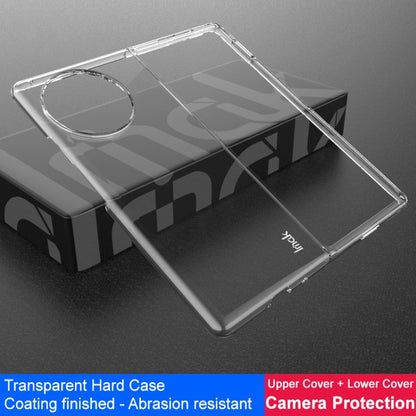 For vivo X Fold2 imak Wing II Pro Series Wear-resisting Crystal Phone Case(Transparent) - vivo Cases by imak | Online Shopping UK | buy2fix