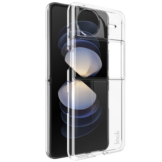 For vivo X Flip imak Wing II Pro Series Wear-resisting Crystal Phone Case(Transparent)