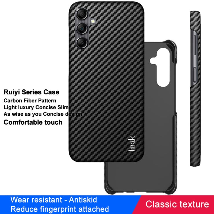 For Samsung Galaxy A14 4G/5G imak Ruiyi Series Carbon Fiber PU + PC Phone Case - Galaxy Phone Cases by imak | Online Shopping UK | buy2fix