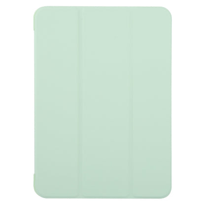 For iPad Air 11 2024 GEBEI 3-folding Holder Shockproof Flip Leather Tablet Case(Green) - iPad Air 11 2024 Cases by GEBEI | Online Shopping UK | buy2fix