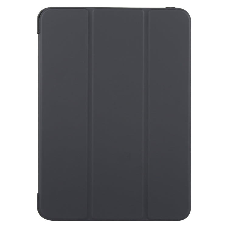 For iPad Pro 11 2024 GEBEI 3-folding Holder Shockproof Flip Leather Tablet Case(Black) - iPad Pro 11 2024 Cases by GEBEI | Online Shopping UK | buy2fix