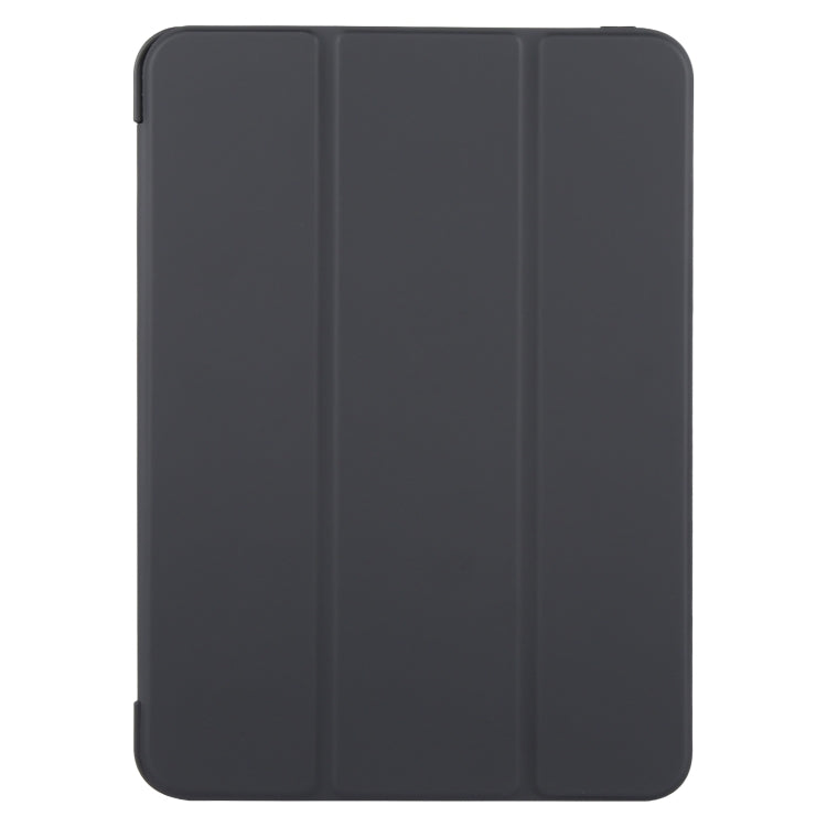 For iPad Pro 13 2024 GEBEI 3-folding Holder Shockproof Flip Leather Tablet Case(Black) - iPad Pro 13 2024 Cases by GEBEI | Online Shopping UK | buy2fix