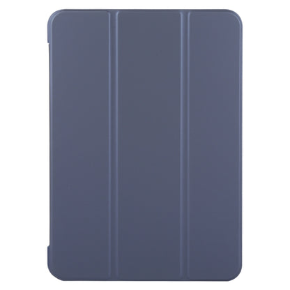 For iPad Pro 13 2024 GEBEI 3-folding Holder Shockproof Flip Leather Tablet Case(Dark Blue) - iPad Pro 13 2024 Cases by GEBEI | Online Shopping UK | buy2fix