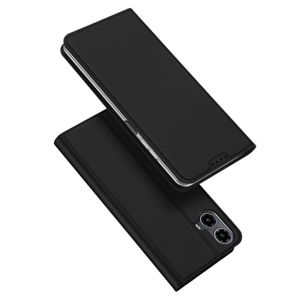 For Motorola Moto G34 DUX DUCIS Skin Pro Series Flip Leather Phone Case(Black) - Motorola Cases by DUX DUCIS | Online Shopping UK | buy2fix