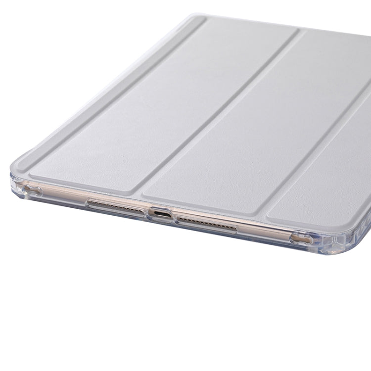 For iPad Air / Air 2 / 9.7 2017 / 2018 3-Fold Lock Buckle Leather Smart Tablet Case(Grey) - iPad 9.7 (2018) & (2017) Cases by buy2fix | Online Shopping UK | buy2fix