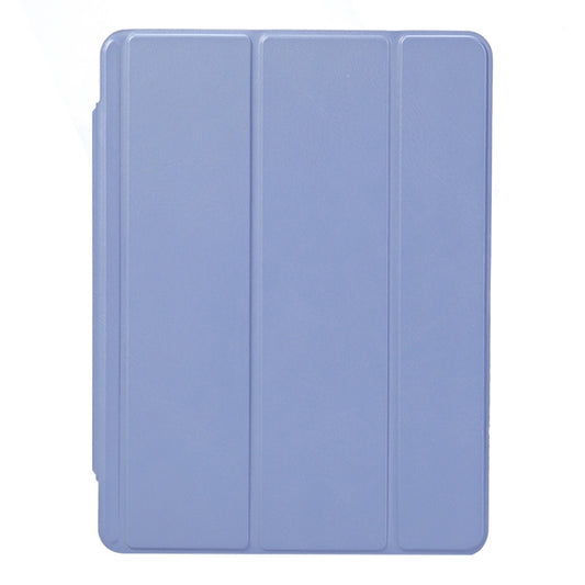 For iPad Air / Air 2 / 9.7 2017 / 2018 3-Fold Lock Buckle Leather Smart Tablet Case(Lavender Purple) - iPad 9.7 (2018) & (2017) Cases by buy2fix | Online Shopping UK | buy2fix