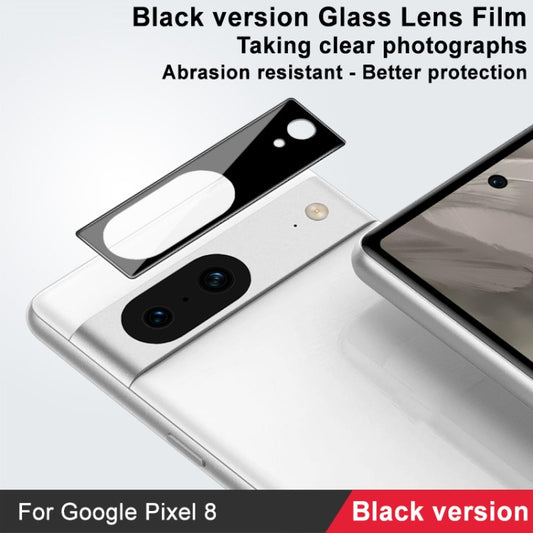 For Google Pixel 8 IMAK Rear Camera Lens Glass Film Black Version by imak