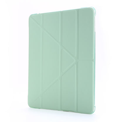 For iPad 9.7 (2018) & (2017) Airbag Deformation Horizontal Flip Leather Case with Holder & Pen Holder(Mint Green) - iPad 9.7 (2018) & (2017) Cases by buy2fix | Online Shopping UK | buy2fix
