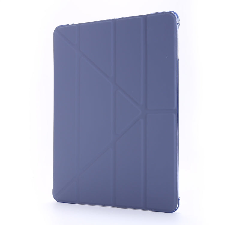 For iPad Air 2 Airbag Deformation Horizontal Flip Leather Case with Holder & Pen Holder(Purple) - More iPad Cases by buy2fix | Online Shopping UK | buy2fix