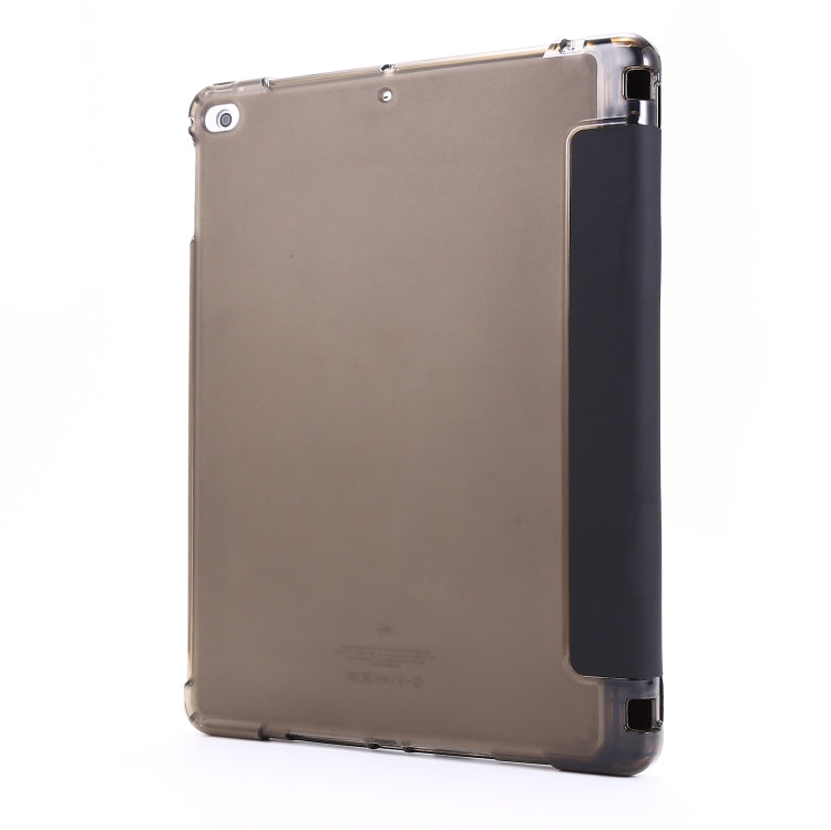 For iPad Air 2 Airbag Deformation Horizontal Flip Leather Case with Holder & Pen Holder(Black) - More iPad Cases by buy2fix | Online Shopping UK | buy2fix