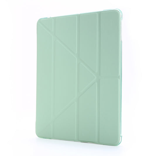 For iPad Air 2 Airbag Deformation Horizontal Flip Leather Case with Holder & Pen Holder(Mint Green) - More iPad Cases by buy2fix | Online Shopping UK | buy2fix