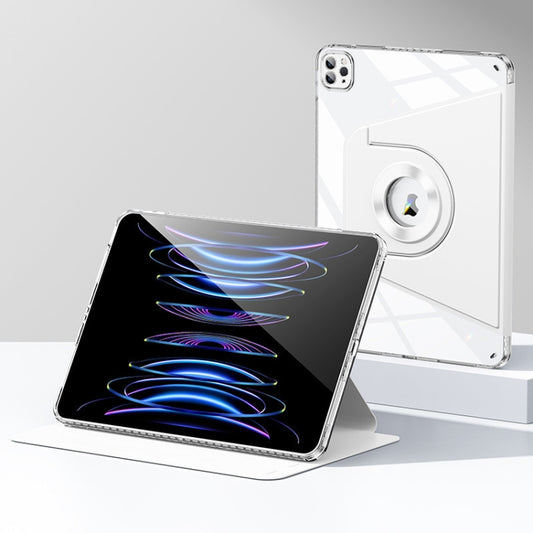 For iPad Pro 11 2022 / 2021 / 2020 Magnetic Split Leather Smart Tablet Case(White) - iPad Pro 11 (2022/2021) Cases by buy2fix | Online Shopping UK | buy2fix