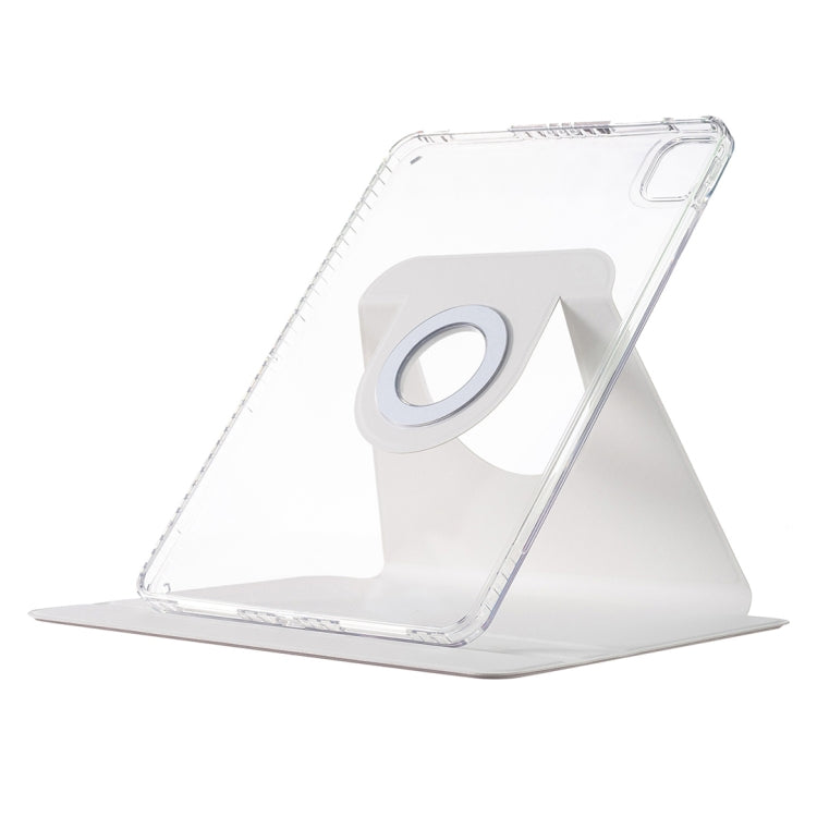 For iPad Pro 11 2024 Magnetic Split Leather Smart Tablet Case(White) - iPad Pro 11 2024 Cases by buy2fix | Online Shopping UK | buy2fix