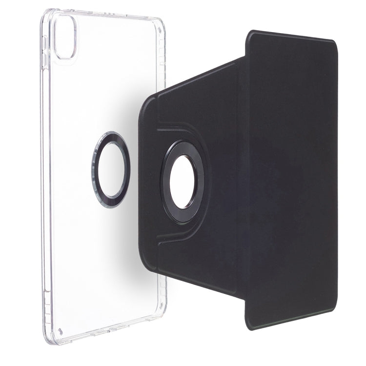 For iPad Air 13 2025 / 2024 Magnetic Split Leather Smart Tablet Case(Black) by buy2fix