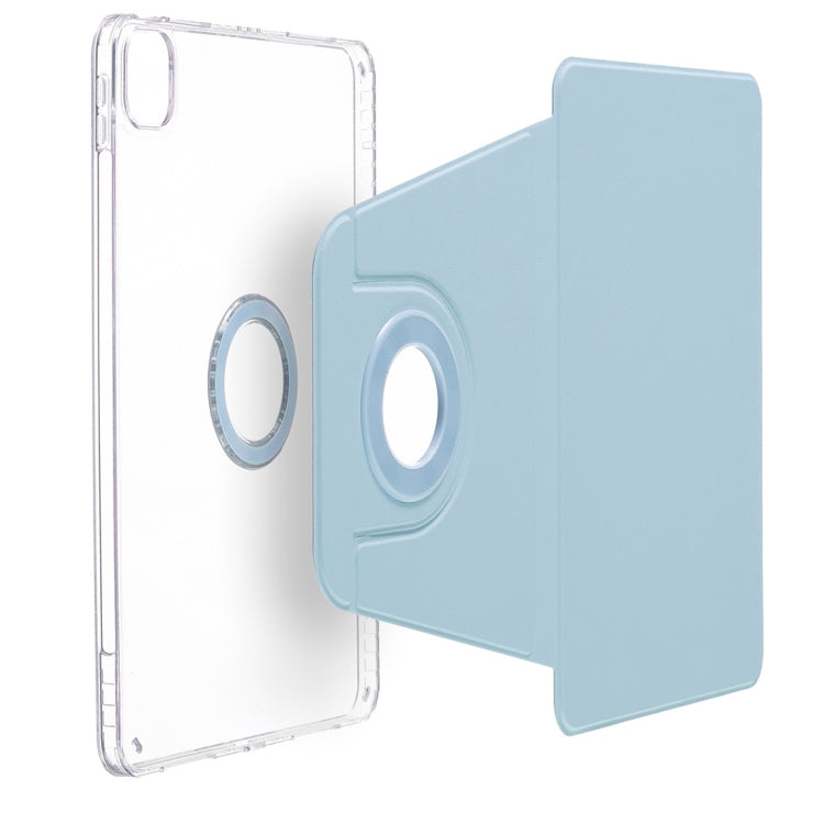 For iPad Air 13 2025 / 2024 Magnetic Split Leather Smart Tablet Case(Sky Blue) by buy2fix